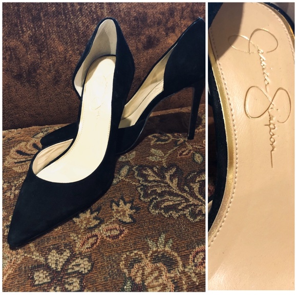 Jessica Simpson Shoes - ❗️SALE ❗️ Black Suede Heels